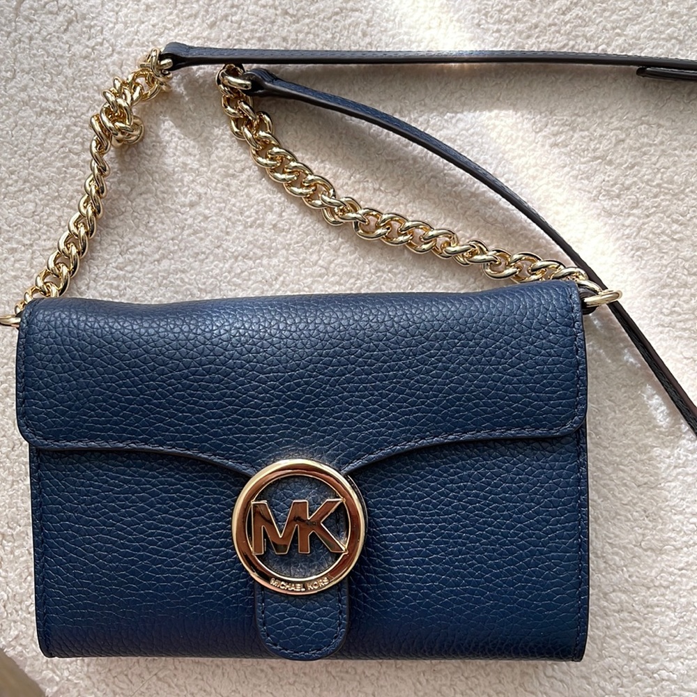 Michael Kors Blue Cross Body Bag